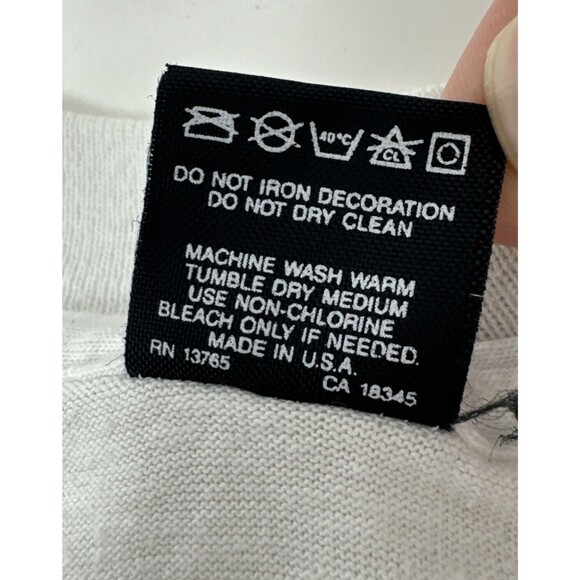 Vintage 1989 Arch Enemies Batman v Joker T Shirt Size 10-12 White DC Comics 80s - Picture 4 of 13